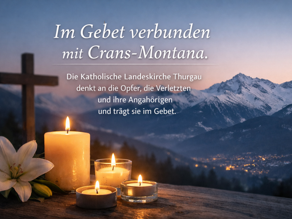 Im Gebet verbunden mit Crans-Montana.