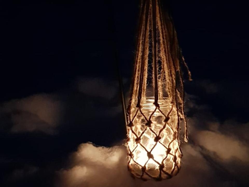 Laterne beim Lichterweg