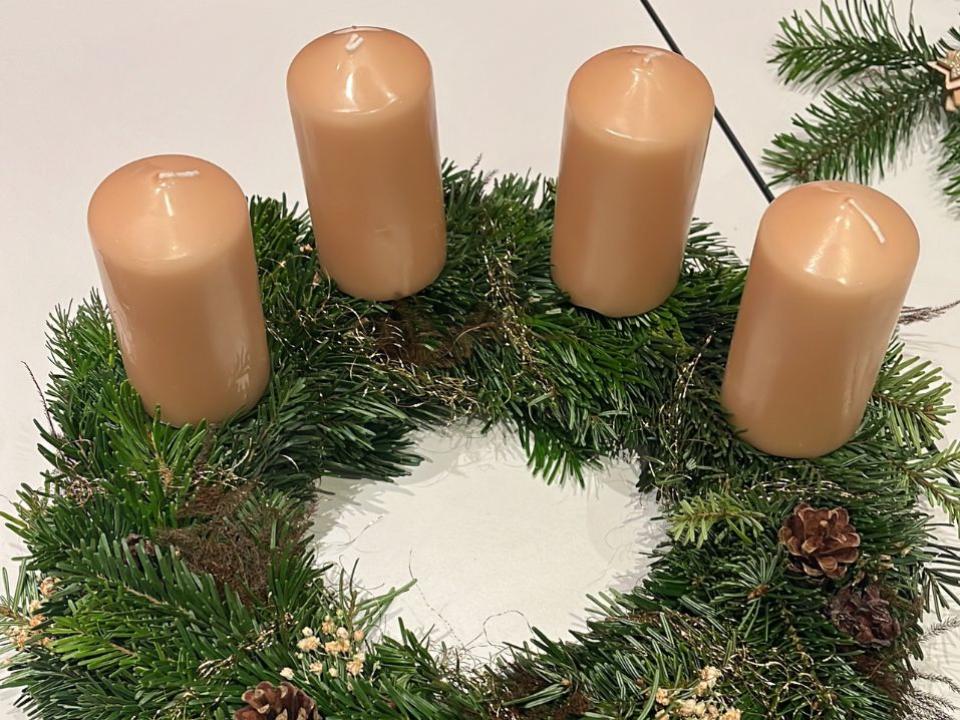 Adventsdeko - Adventskranz