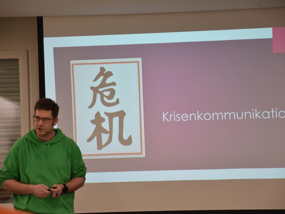 Thomas Boutellier, Leiter Workshop Krisenkommunikation