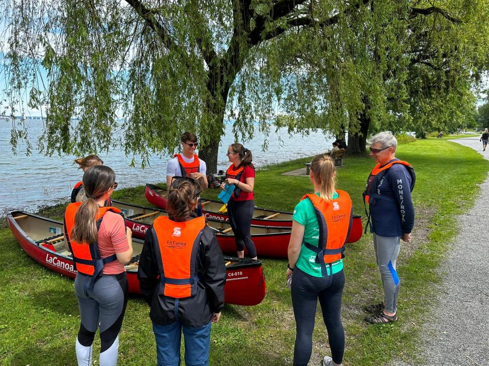 Erster Input vor der Abfahrt