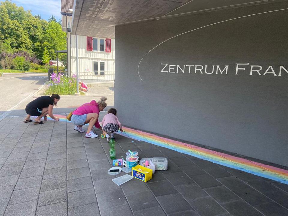 Regenbogen malen