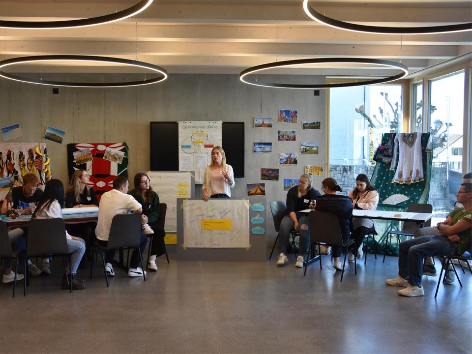 Vorstellen der Diskussionsresultate durch Host