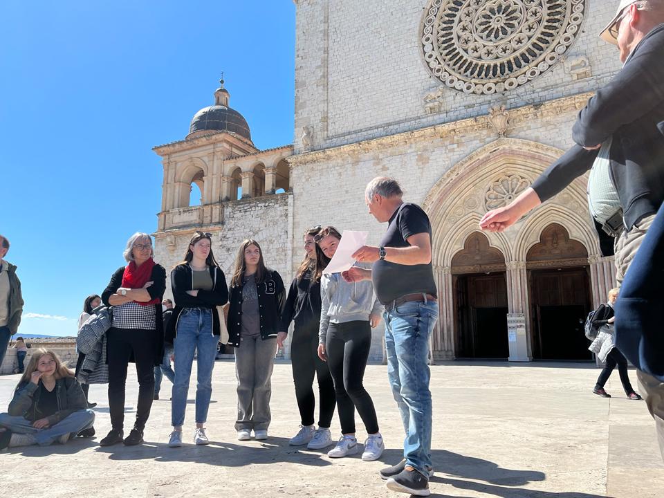 Daniel Scherrer auf Assisi-Reise