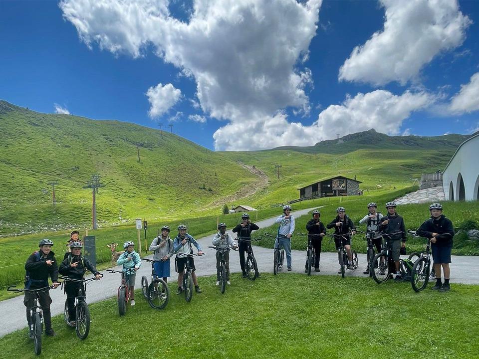 Velotour im Skigebiet