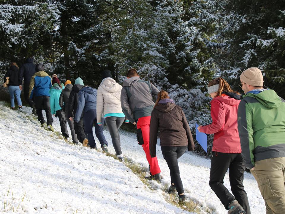 Unterwegs im Schnee