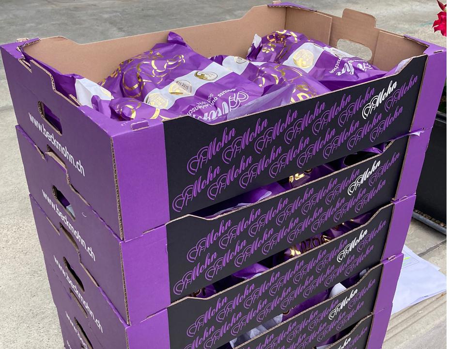 In Kisten verpackt