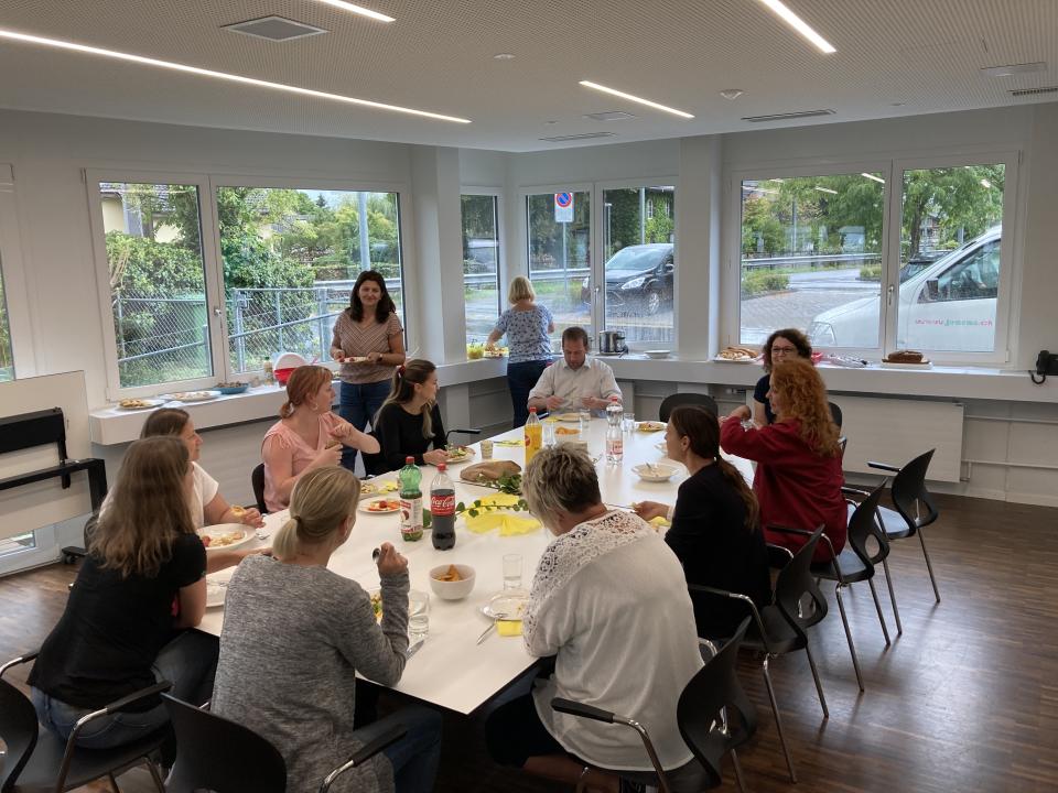 Gemeinsames Mittagessen