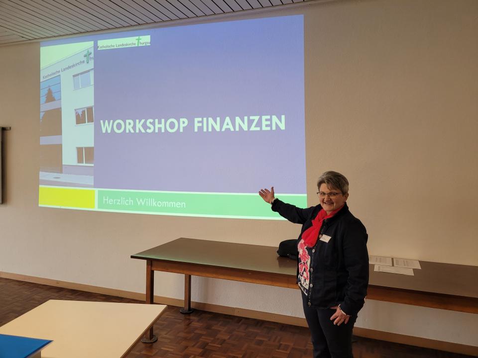Maria Streule lädt zum Workshop Finanzen