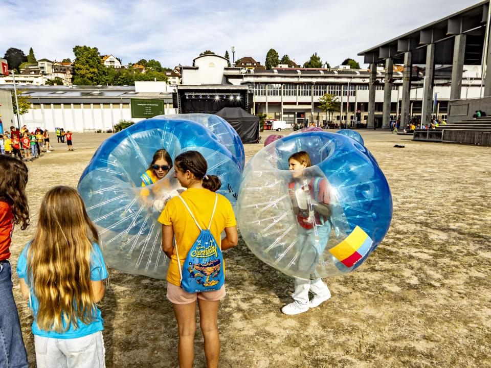 Bubblesoccer am Minifest