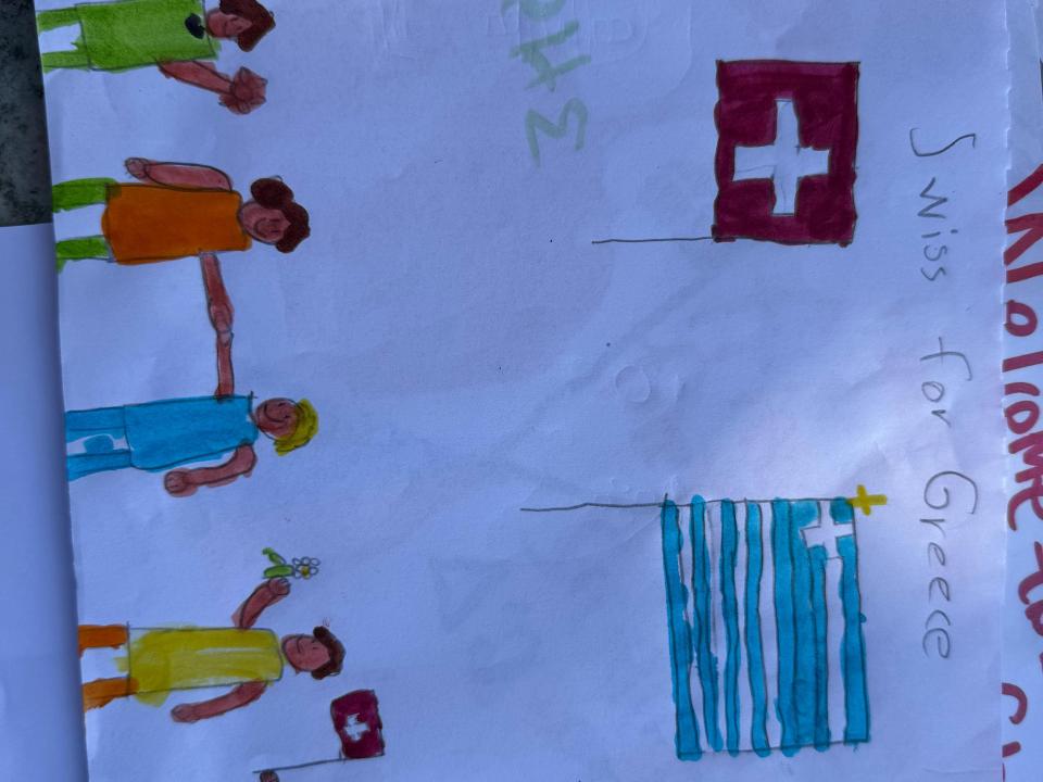 Dankeszeichnung von Kindern fürs SfG Team 2