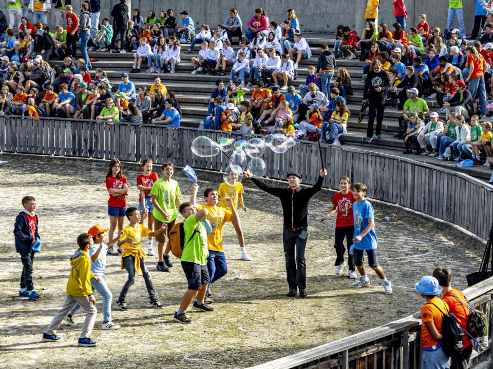 Seifenblasenshow