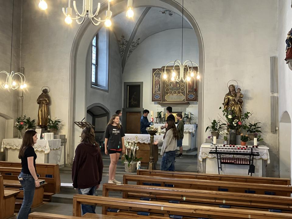 Workshop in der Kirche