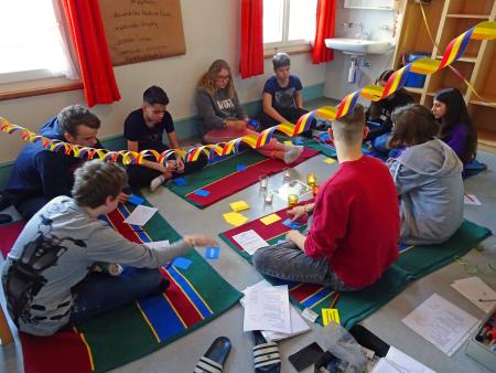 Gruppenzeit im Gruppenraum