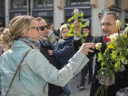 Rosen verschenken
