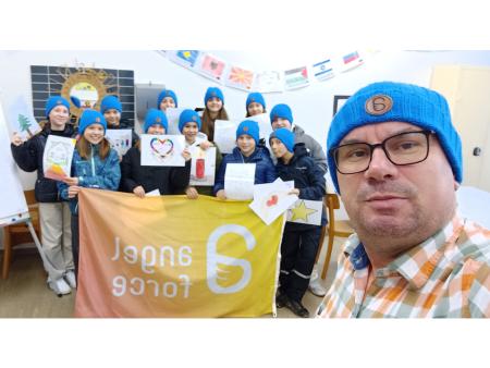 Kole Gjergji und seine Gruppe