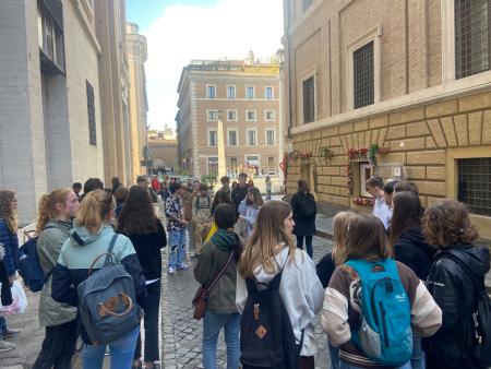 Abschlussrunde in Rom