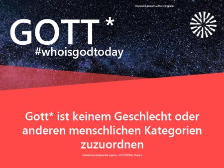 Gott* – Gott in allem