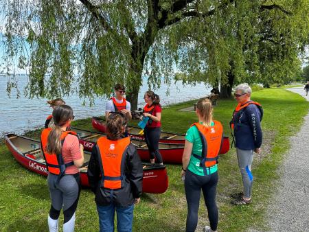 Erster Input vor der Abfahrt