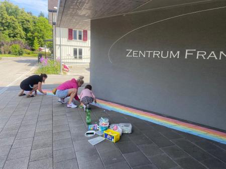 Regenbogen malen