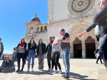 Daniel Scherrer auf Assisi-Reise