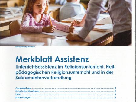 Merkblatt Assistenz