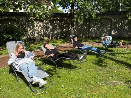 Probeliegen für das Chill-out im Klösterli Frauenfeld