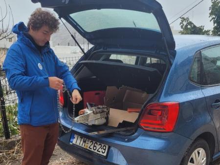 Kettensäge für den nächsten Einsatz richten