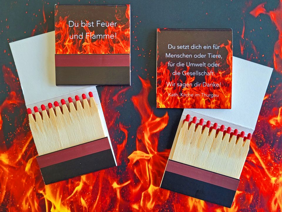 Zündhölzer "Feuer und Flamme"