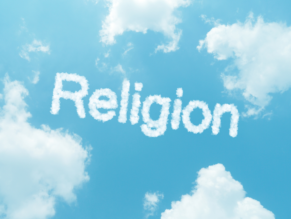 Religion in den Wolken