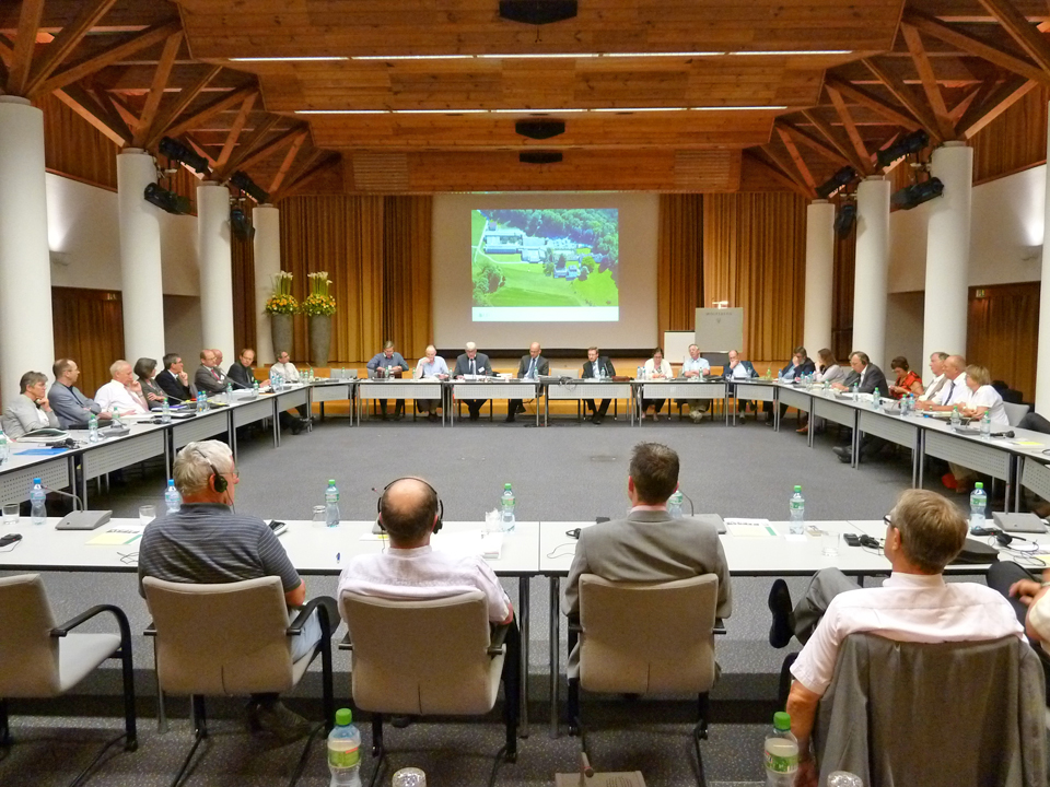 RKZ-Plenarversammlung im Sommer 2012 im Konferenzzentrum Wolfsberg oberhalb von Ermatingen